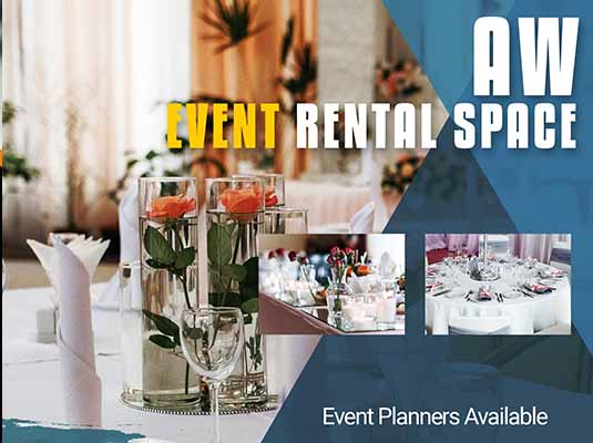 Aw Event Space Flyer