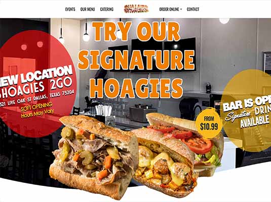 Shoagies Web Sample